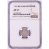 Image 1 : 1551 KB Hungary Denar 'Madonna and Child' Coin NGC AU55