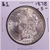 Image 1 : 1878-S $1 Morgan Silver Dollar Coin