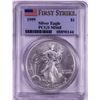 Image 1 : 1999 $1 American Silver Eagle Coin PCGS MS68 First Strike