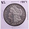 Image 1 : 1887 $1 Morgan Silver Dollar Coin