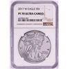 Image 1 : 2017-W $1 Proof American Silver Eagle Coin NGC PF70 Ultra Cameo