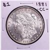 Image 1 : 1881-CC $1 Morgan Silver Dollar Coin