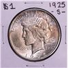 Image 1 : 1925-S $1 Peace Silver Dollar Coin