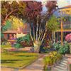 Image 2 : Ming Feng "Hideaway Villa" Original Oil Painting On Canvas