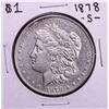 Image 1 : 1878-S $1 Morgan Silver Dollar Coin