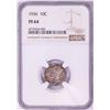 Image 1 : 1936 Proof Mercury Dime Coin NGC PF64