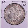 Image 1 : 1891-S $1 Morgan Silver Dollar Coin