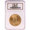 Image 1 : 1924 $20 St. Gaudens Double Eagle Gold Coin NGC MS62