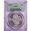 Image 1 : 1883-O $1 Morgan Silver Dollar Coin PCGS MS63 Old Green Holder