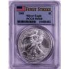 Image 1 : 2001 $1 American Silver Eagle Coin PCGS MS68 First Strike