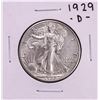 Image 1 : 1929-D Walking Liberty Half Dollar Coin