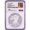 Image 1 : 2021-W $1 Proof Heraldic Silver Eagle Coin NGC PF70 Ultra Cameo Mercanti Signature