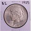 Image 1 : 1925 $1 Peace Silver Dollar Coin