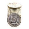Image 2 : Roll of (20) Brilliant Uncirculated 1963-D Franklin Half Dollar Coins