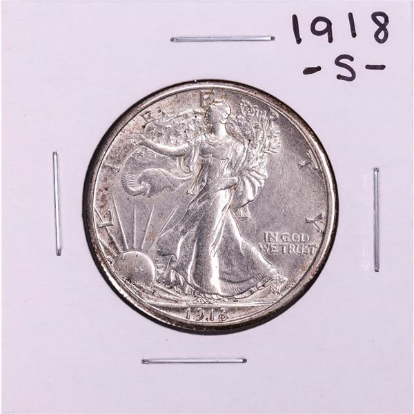 1918-S Walking Liberty Half Dollar Coin