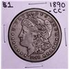 Image 1 : 1890-CC $1 Morgan Silver Dollar Coin