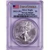 Image 1 : 2012-(W) $1 American Silver Eagle Coin PCGS MS69 First Strike West Point Mint