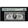 Image 1 : 1934 $10 Federal Reserve Note Atlanta Fr.2005-F Mule PMG Gem Uncirculated 65EPQ