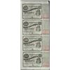 Image 1 : Uncut Sheet of (4) State of Louisiana Baby Bond Obsolete Notes