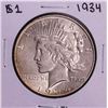 Image 1 : 1934 $1 Peace Silver Dollar Coin