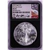 Image 1 : 2020 $1 American Silver Eagle Coin NGC MS70 First Day of Issue Iskowitz Signature