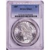 Image 1 : 1887 $1 Morgan Silver Dollar Coin PCGS MS63