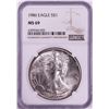 Image 1 : 1986 $1 American Silver Eagle Coin NGC MS69
