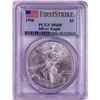 Image 1 : 1998 $1 American Silver Eagle Coin PCGS MS68 First Strike