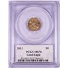 Image 2 : 2013 $5 American Gold Eagle Coin PCGS MS70 Mint Director Philip Diehl Signature