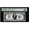 Image 1 : 1928B $10 Federal Reserve Note Kansas City Fr.2002-J PMG Choice Uncirculated 63EPQ