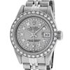 Image 1 : Rolex Ladies Stainless Steel Slate Grey Diamond Datejust Wristwatch