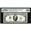 Image 1 : 1950 $10 Federal Reserve Note St. Louis Fr.2010-HW Wide PMG Gem Uncirculated 66EPQ