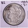 Image 1 : 1885-S $1 Morgan Silver Dollar Coin