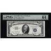 Image 1 : 1953B $10 Silver Certificate Note Fr.1708 PMG Choice Uncirculated 64EPQ
