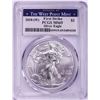 Image 1 : 2018-(W) $1 American Silver Eagle Coin PCGS MS69 First Strike West Point Mint