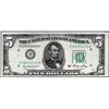 Image 2 : 1950A $5 Federal Reserve Misaligned Back Printing Error Note Cleveland
