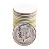 Image 1 : Roll of (20) Brilliant Uncirculated 1964 Kennedy Half Dollar Coins