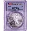 Image 1 : 2008 $1 American Silver Eagle Coin PCGS MS69 First Strike