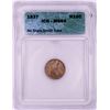 Image 1 : 1837 No Stars Small Date Seated Half Dime Coin ICG MS64