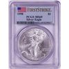 Image 1 : 1998 $1 American Silver Eagle Coin PCGS MS69 First Strike