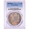 Image 1 : 1878 8TF $1 Morgan Silver Dollar Coin PCGS MS63 Nice Toning