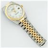 Image 8 : Rolex Men's Two Tone Mother Of Pearl Diamond Datejust Wristwatch