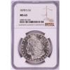 Image 1 : 1878-S $1 Morgan Silver Dollar Coin NGC MS63