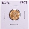 Image 1 : 1907 $2 1/2 Liberty Head Quarter Eagle Gold Coin