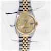 Image 2 : Rolex Men's Two Tone Diamond Datejust Oyster Perpetual Wristwatch With Rolex Box