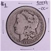 Image 1 : 1889-CC $1 Morgan Silver Dollar Coin Graffiti Reverse