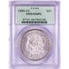 Image 1 : 1885-CC $1 Morgan Silver Dollar Coin PCGS MS64DMPL Old Green Holder