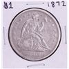 Image 1 : 1872 $1 Seated Liberty Silver Dollar Coin