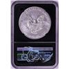 Image 2 : 2020-W $1 Burnished American Silver Eagle Coin NGC MS70 Mercanti Signature