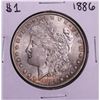 Image 1 : 1886 $1 Morgan Silver Dollar Coin